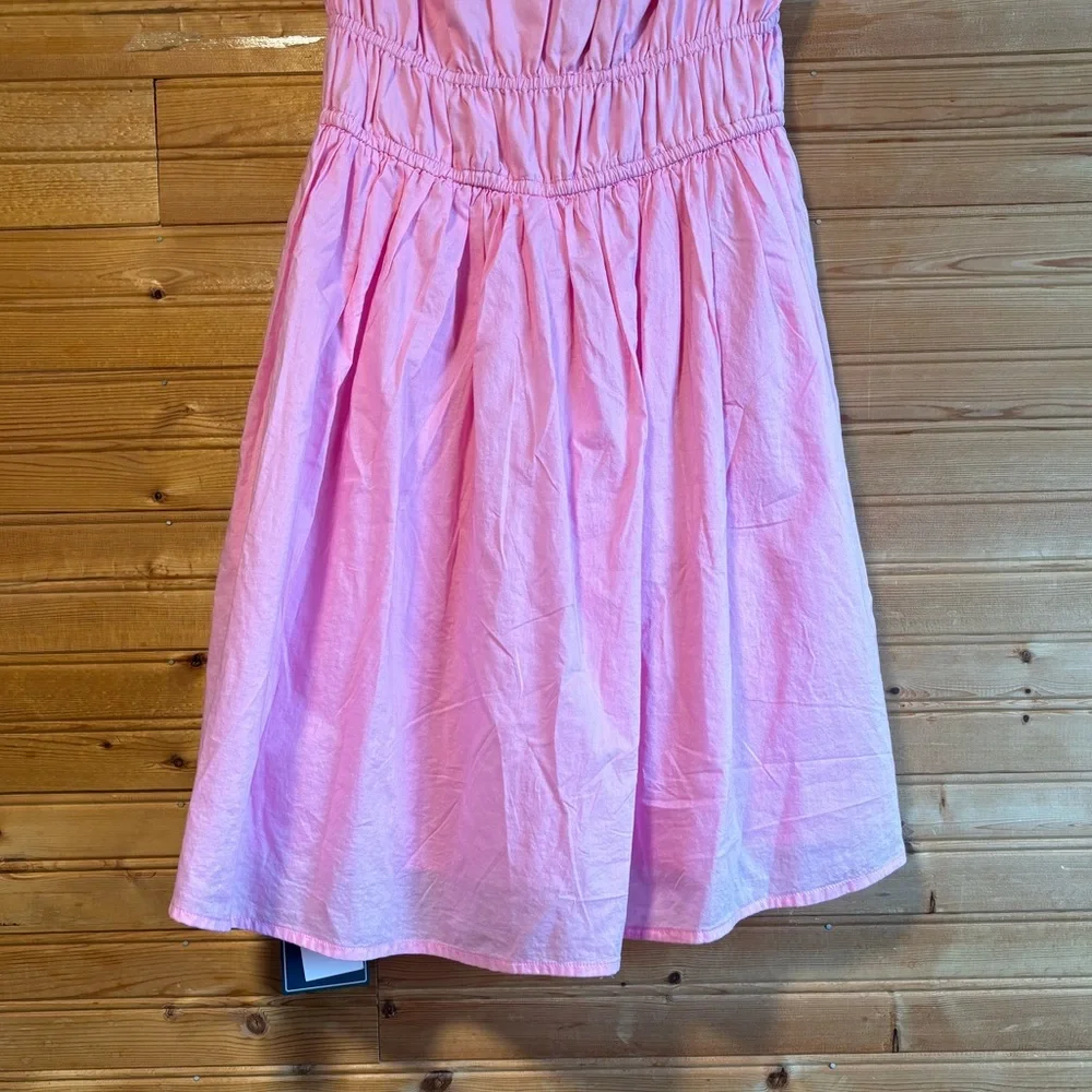 New, Hollister Puff Sleeve Pink Dress - Picture 6 of 12